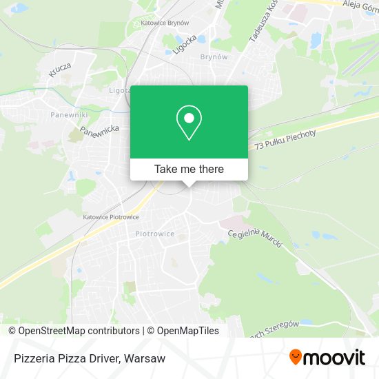 Pizzeria Pizza Driver map