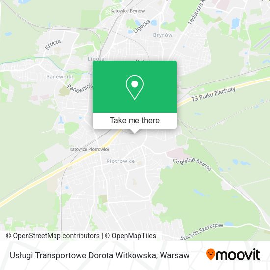 Usługi Transportowe Dorota Witkowska map