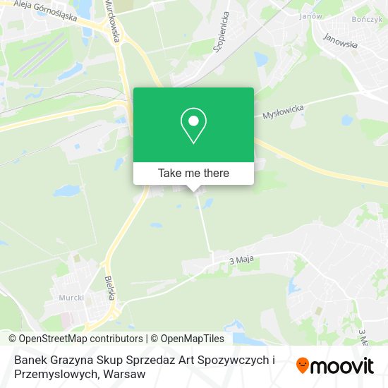 Banek Grazyna Skup Sprzedaz Art Spozywczych i Przemyslowych map