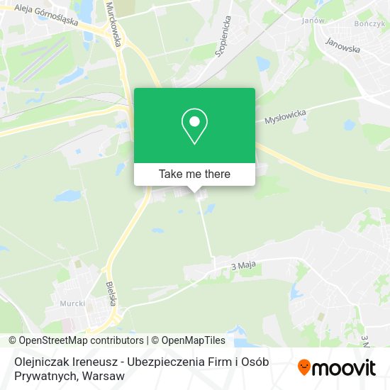 Olejniczak Ireneusz - Ubezpieczenia Firm i Osób Prywatnych map