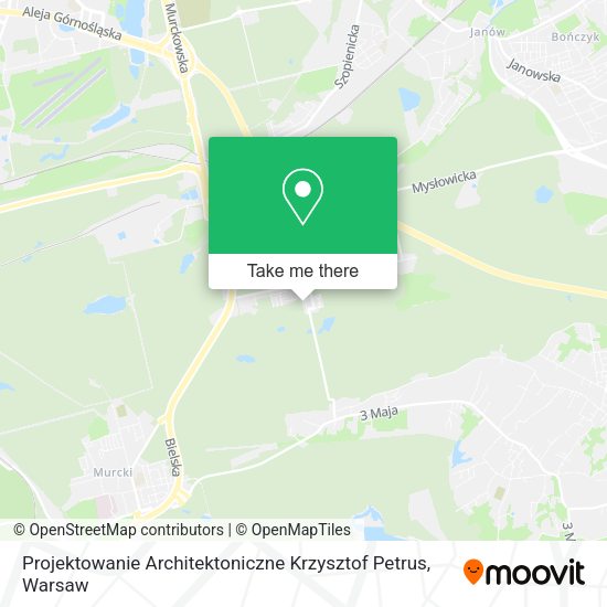 Projektowanie Architektoniczne Krzysztof Petrus map