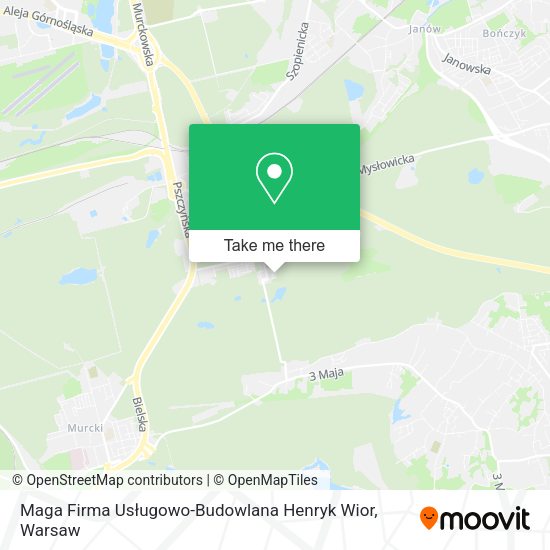 Maga Firma Usługowo-Budowlana Henryk Wior map