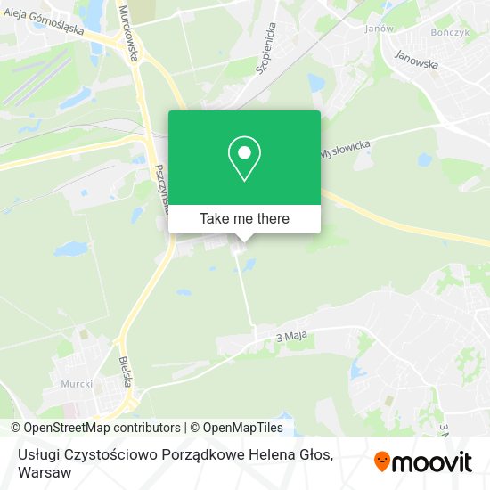 Usługi Czystościowo Porządkowe Helena Głos map