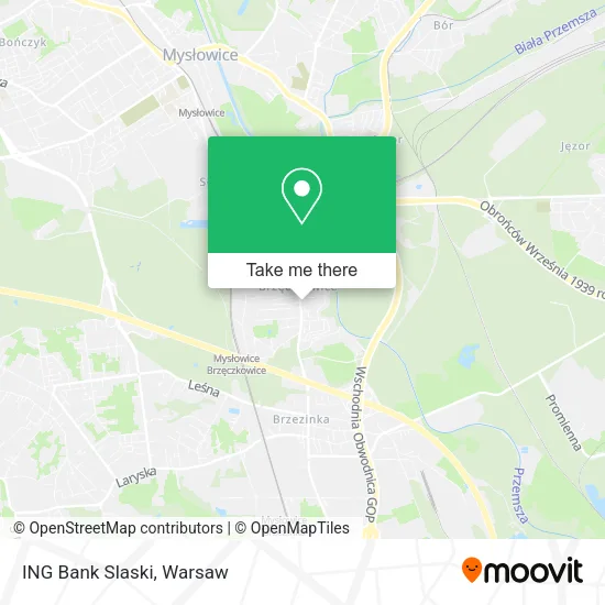 Карта ING Bank Slaski