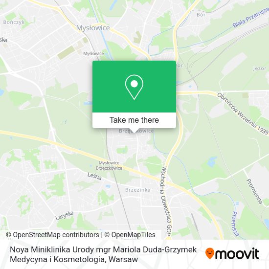 Noya Miniklinika Urody mgr Mariola Duda-Grzymek Medycyna i Kosmetologia map