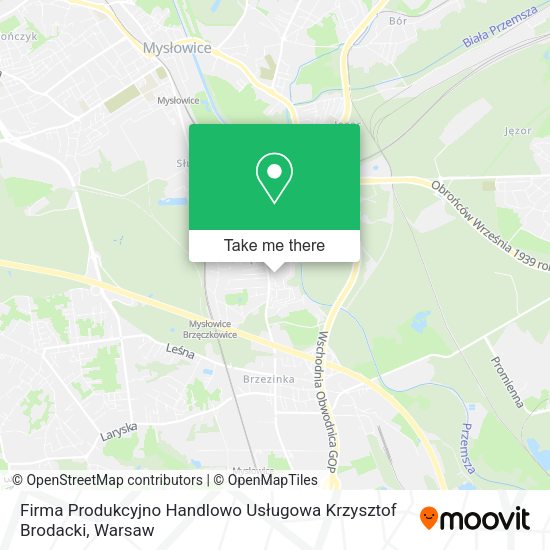 Firma Produkcyjno Handlowo Usługowa Krzysztof Brodacki map