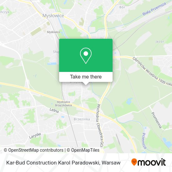 Kar-Bud Construction Karol Paradowski map