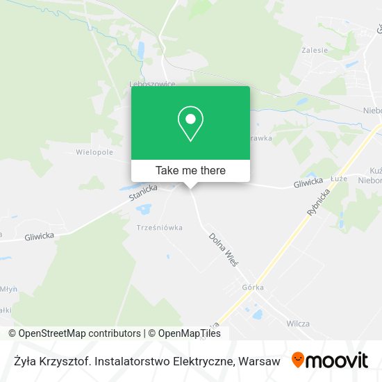 Карта Żyła Krzysztof. Instalatorstwo Elektryczne