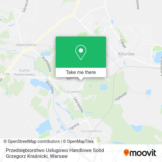 Przedsiębiorstwo Usługowo Handlowe Solid Grzegorz Kraśnicki map