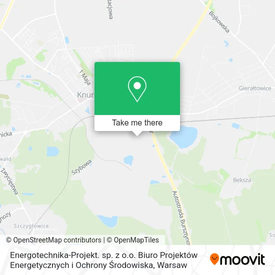 Energotechnika-Projekt. sp. z o.o. Biuro Projektów Energetycznych i Ochrony Środowiska map