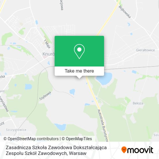 Zasadnicza Szkoła Zawodowa Dokształcająca Zespołu Szkół Zawodowych map