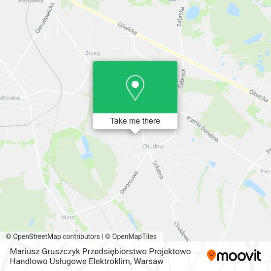 Mariusz Gruszczyk Przedsiębiorstwo Projektowo Handlowo Usługowe Elektroklim map