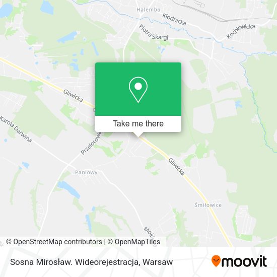 Sosna Mirosław. Wideorejestracja map