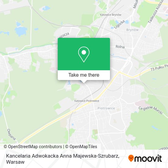 Kancelaria Adwokacka Anna Majewska-Szrubarz map