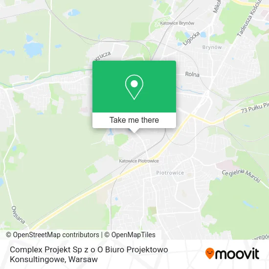 Карта Complex Projekt Sp z o O Biuro Projektowo Konsultingowe