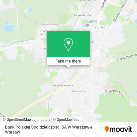 Bank Polskiej Spoldzielczosci SA w Warszawie map