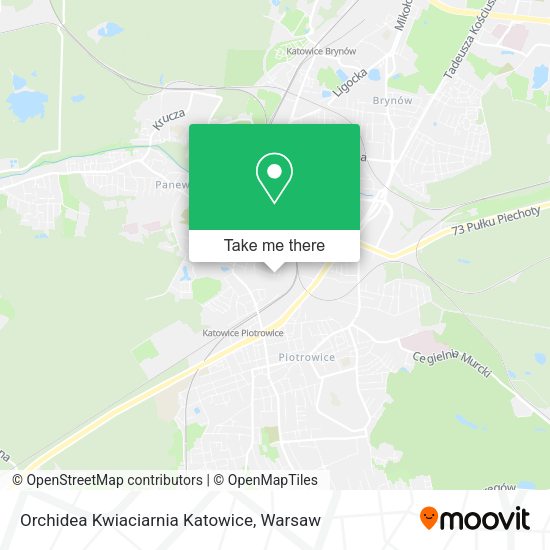 Карта Orchidea Kwiaciarnia Katowice