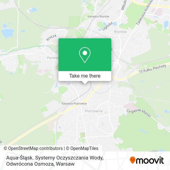 Aqua-Śląsk. Systemy Oczyszczania Wody, Odwrócona Osmoza map