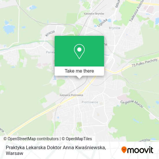 Praktyka Lekarska Doktor Anna Kwaśniewska map