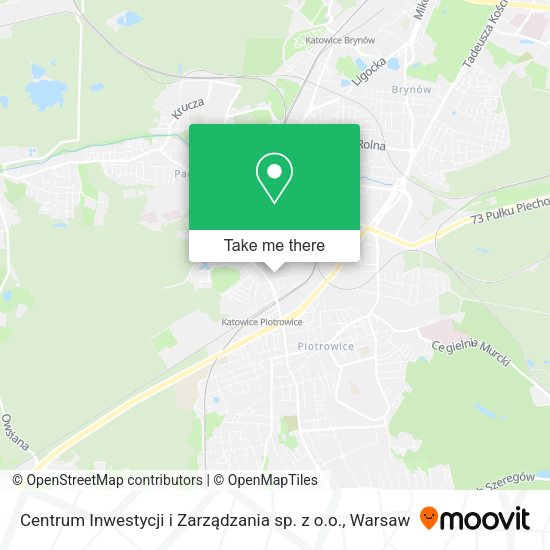 Centrum Inwestycji i Zarządzania sp. z o.o. map