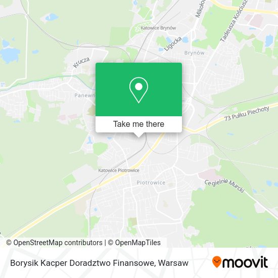 Borysik Kacper Doradztwo Finansowe map