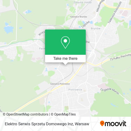 Карта Elektro Serwis Sprzetu Domowego Inz