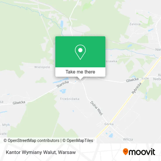 Карта Kantor Wymiany Walut