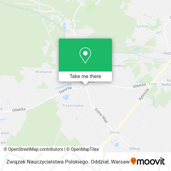 Związek Nauczycielstwa Polskiego. Oddział map