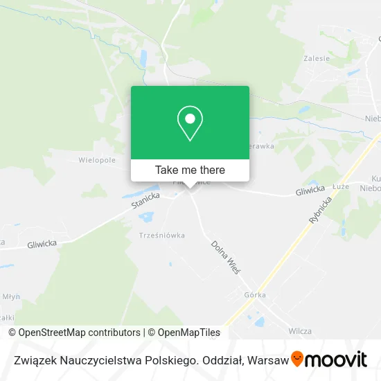 Карта Związek Nauczycielstwa Polskiego. Oddział