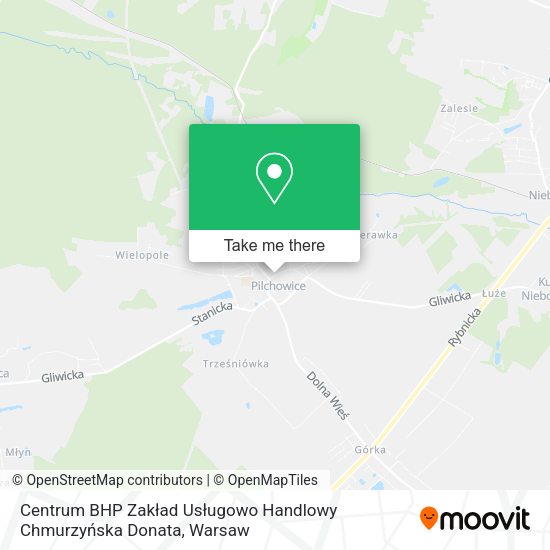 Centrum BHP Zakład Usługowo Handlowy Chmurzyńska Donata map