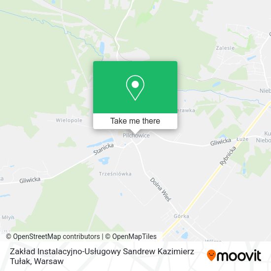 Zakład Instalacyjno-Usługowy Sandrew Kazimierz Tułak map