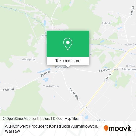 Alu-Konwert Producent Konstrukcji Aluminiowych map