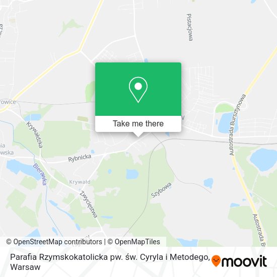 Parafia Rzymskokatolicka pw. św. Cyryla i Metodego map