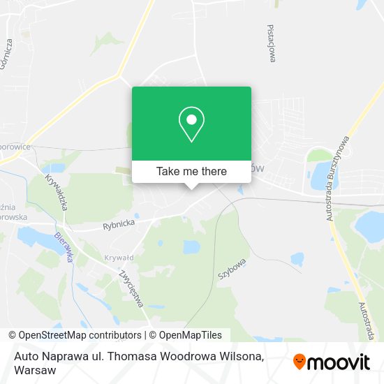 Auto Naprawa ul. Thomasa Woodrowa Wilsona map