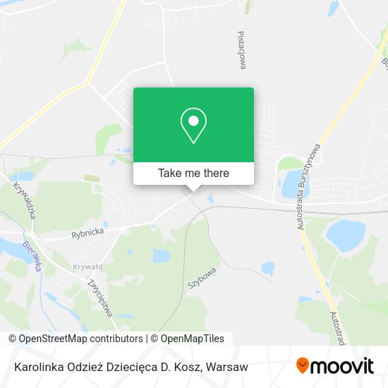 Karolinka Odzież Dziecięca D. Kosz map