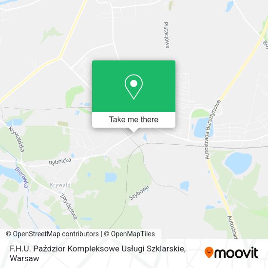 F.H.U. Paździor Kompleksowe Usługi Szklarskie map