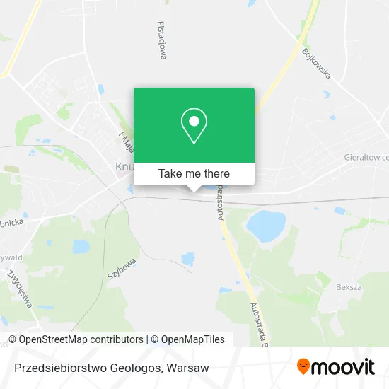 Карта Przedsiebiorstwo Geologos