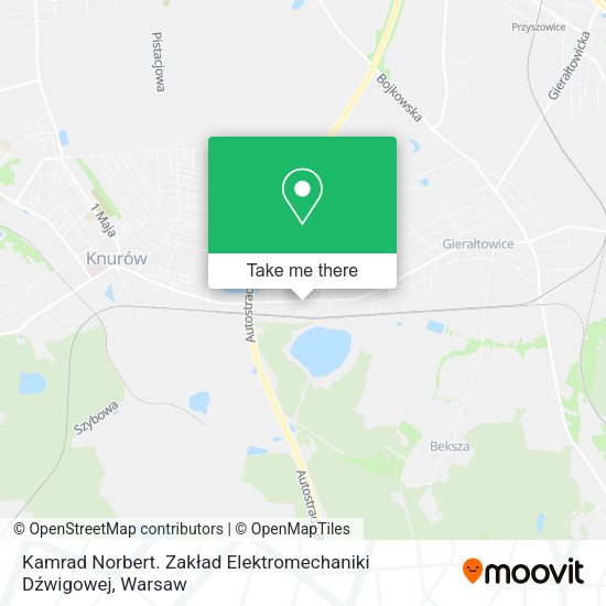 Kamrad Norbert. Zakład Elektromechaniki Dźwigowej map