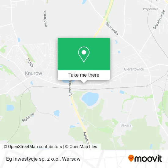 Карта Eg Inwestycje sp. z o.o.