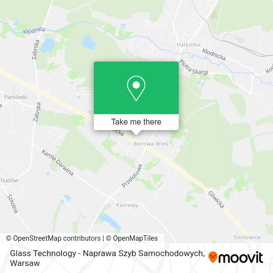 Glass Technology - Naprawa Szyb Samochodowych map