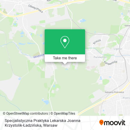 Specjalistyczna Praktyka Lekarska Joanna Krzystolik-Ładzińska map