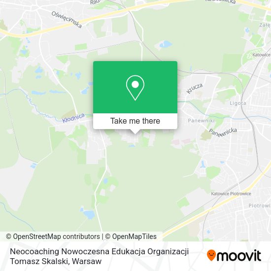 Neocoaching Nowoczesna Edukacja Organizacji Tomasz Skalski map