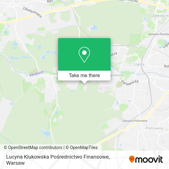 Lucyna Klukowska Pośrednictwo Finansowe map