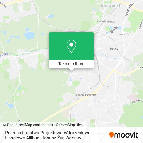 Przedsiębiorstwo Projektowo-Wdrożeniowo-Handlowe Alllbud. Janusz Żur map