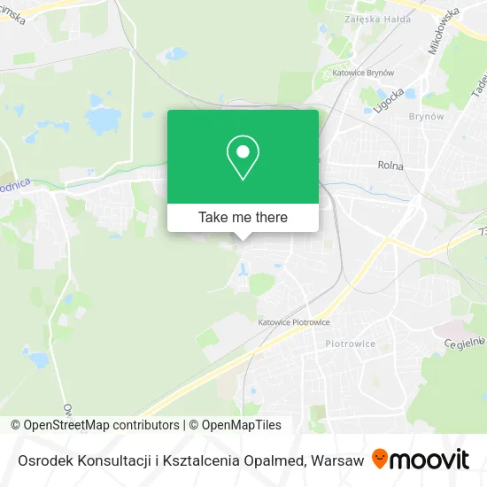 Карта Osrodek Konsultacji i Ksztalcenia Opalmed