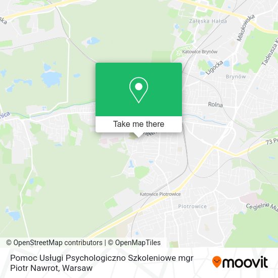 Pomoc Usługi Psychologiczno Szkoleniowe mgr Piotr Nawrot map