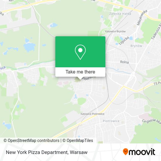 New York Pizza Department map