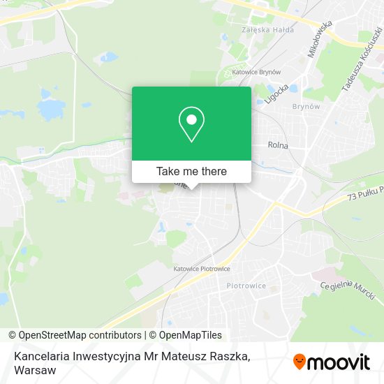 Kancelaria Inwestycyjna Mr Mateusz Raszka map