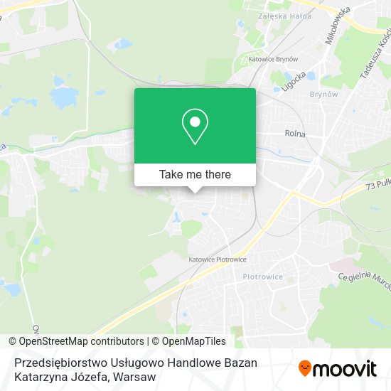 Przedsiębiorstwo Usługowo Handlowe Bazan Katarzyna Józefa map