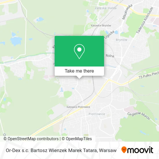 Карта Or-Dex s.c. Bartosz Wienzek Marek Tatara